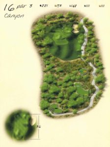 Ventana Canyon Golf Course Overview Map